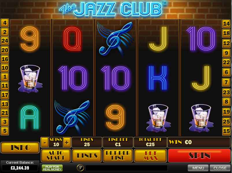 jazz music online slots